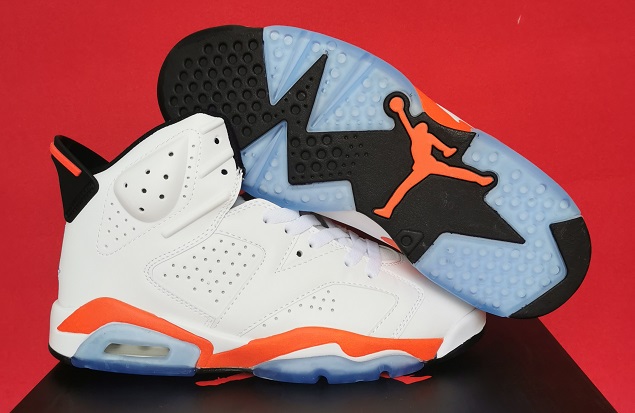 Women Jordan Shoes 6 SuperA Infrared White